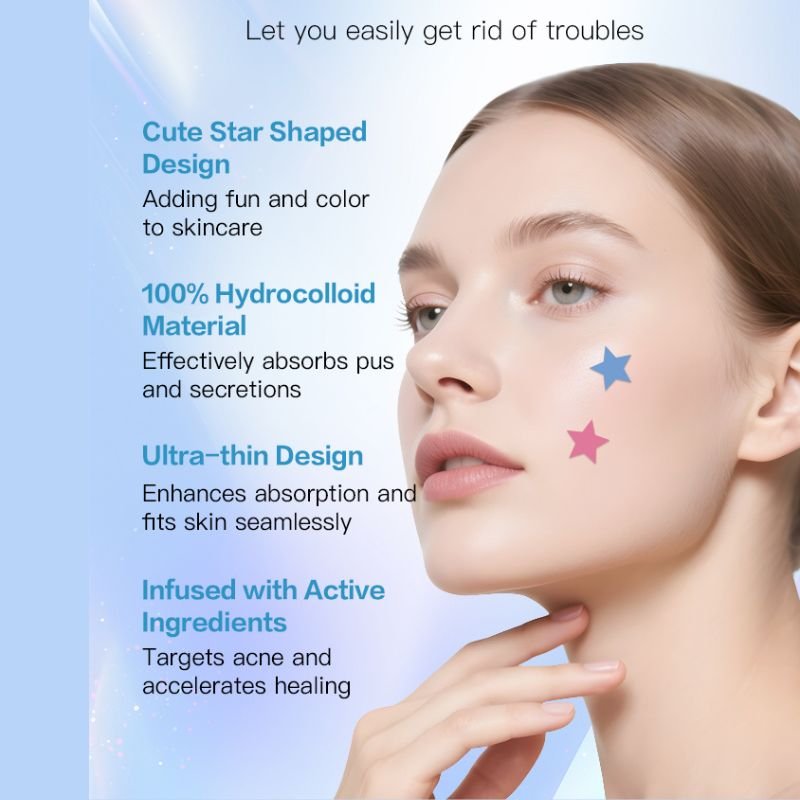 Star Healing Hydrocolloid Acne Patch - Image 3